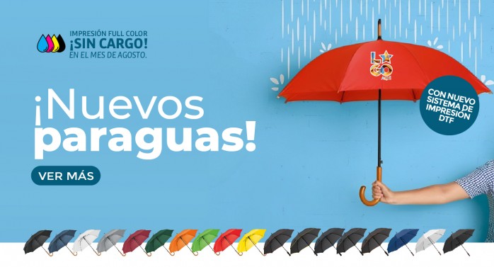 1. Paraguas impresión sin cargo