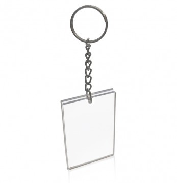 LLAVERO PORTAFOTO 6X4 CM CON CADENA FORCET LIVIANA