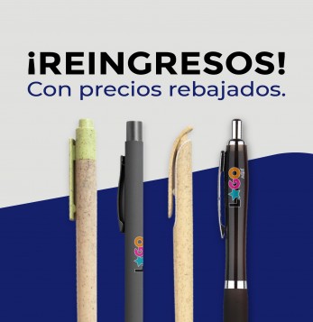 Reingresos de bolígrafos