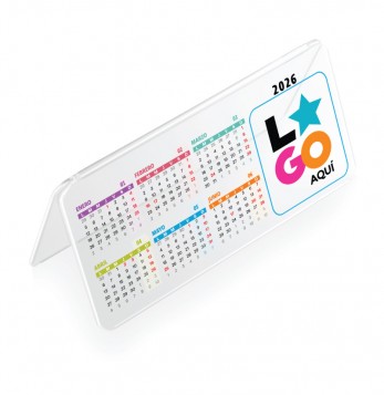 CARPA MEDIANA CRISTAL CON CALENDARIO 2026